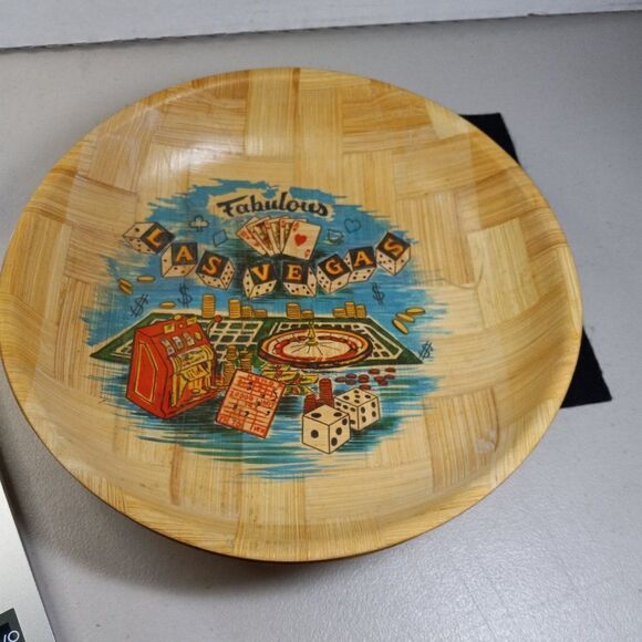 Vintage Fabulous Las Vegas Bamboo Style Bowl Cottagecore Grandmacore - Picture 2 of 6